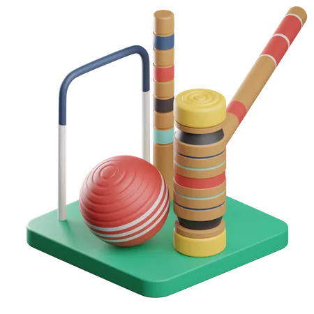 Croquet  3D Icon