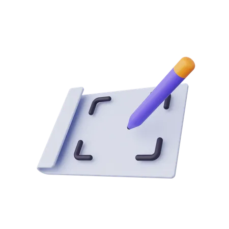 Esquisser  3D Icon