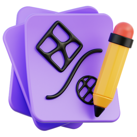 Esquisse  3D Icon