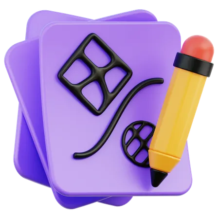 Esquisse  3D Icon