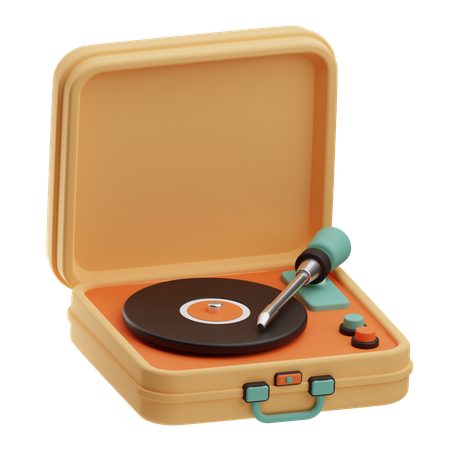 Platine vinyle Crosley  3D Icon