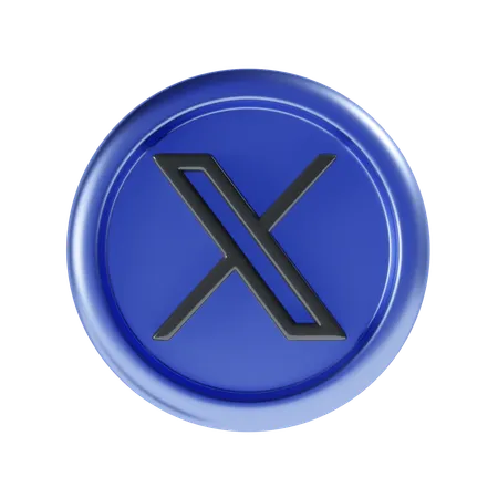 X 3 D Icon Illustration 3D Icon