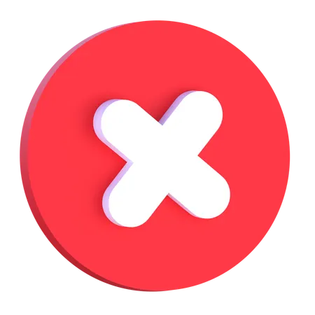 クロス  3D Icon
