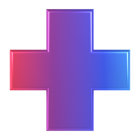 Cross  3D Icon