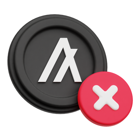 Cross Algorand Token  3D Icon