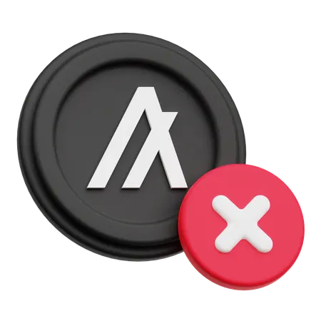 Cross Algorand Token  3D Icon