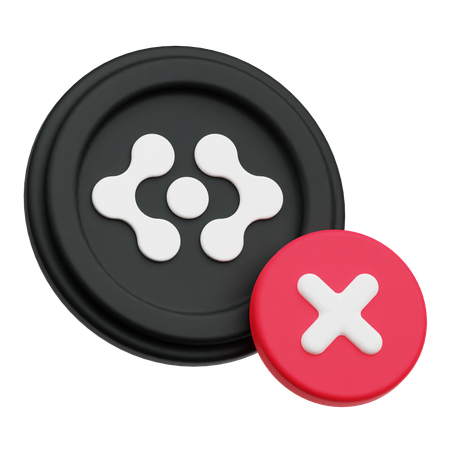 Cross Artificial Super Intelligence Alliance Token  3D Icon