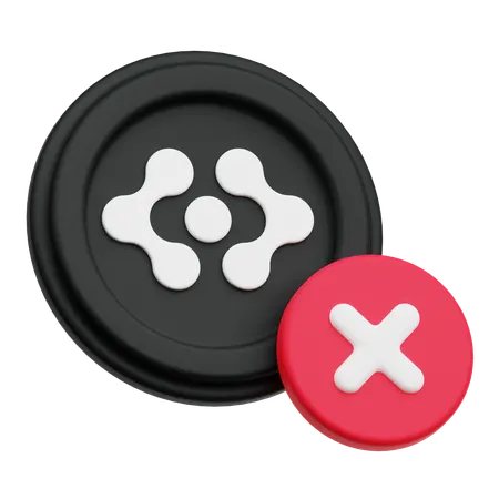 Cross Artificial Super Intelligence Alliance Token  3D Icon