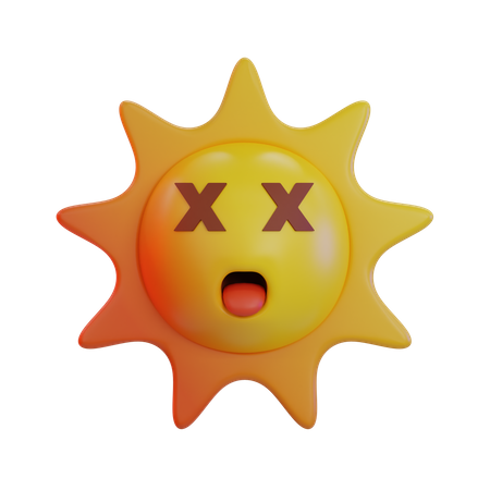 Cross Eye Emoji  3D Icon