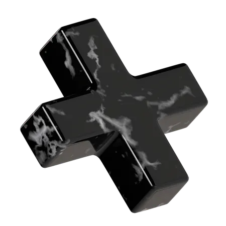 Cross Marble  3D Icon