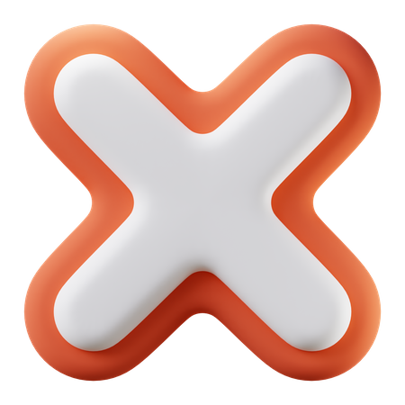 Cross Mark  3D Icon