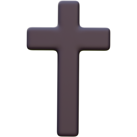 Cross Of Halloween Day  3D Icon