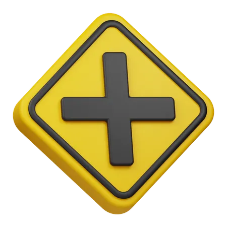 Cross Road  3D Icon