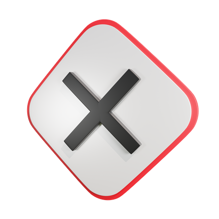 Cross Road  3D Icon