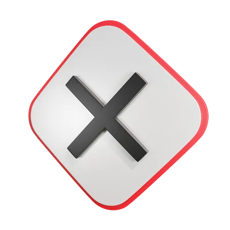 Cross Road  3D Icon