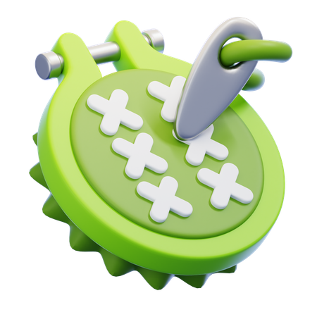 Cross stitch  3D Icon