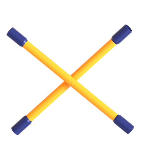 Cross Wrench  3D Icon