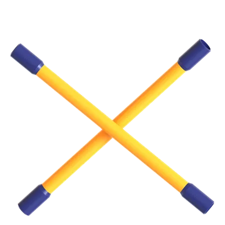 Cross Wrench  3D Icon