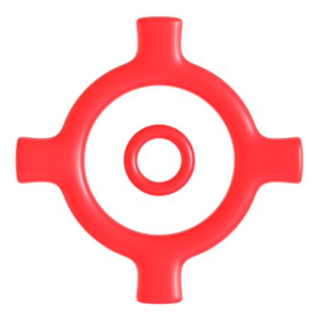 Crosshair  3D Icon