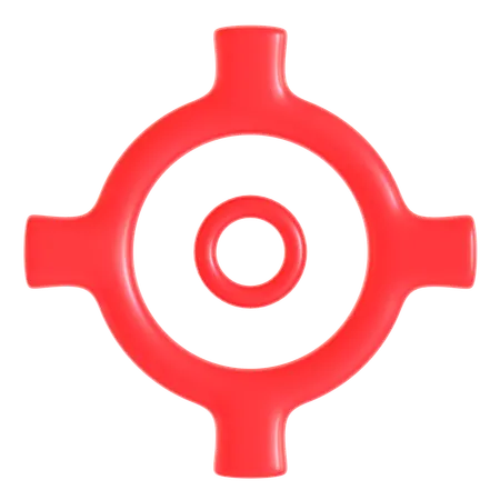 Crosshair  3D Icon