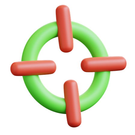 Crosshair  3D Icon