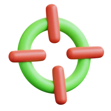 Crosshair  3D Icon