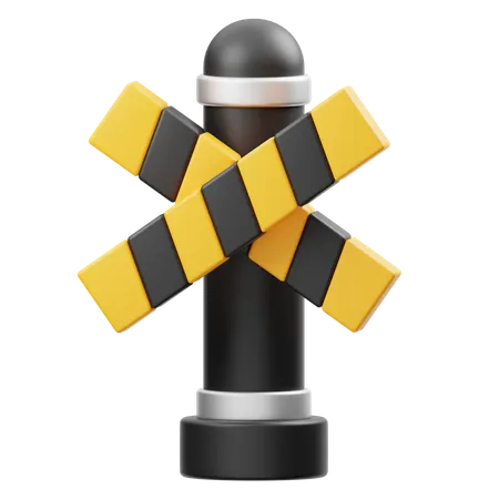 Crossing Barrier  3D Icon
