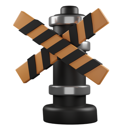 Crossing Barrier  3D Icon