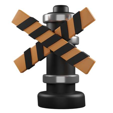Crossing Barrier  3D Icon