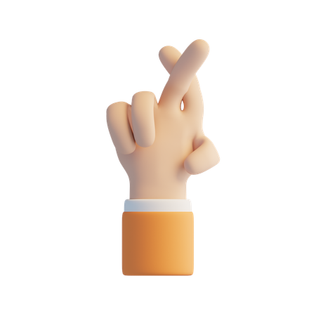 Crossing Fingers  3D Icon