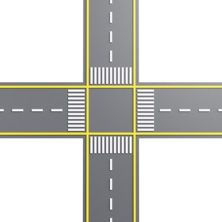 Crossroad  3D Icon