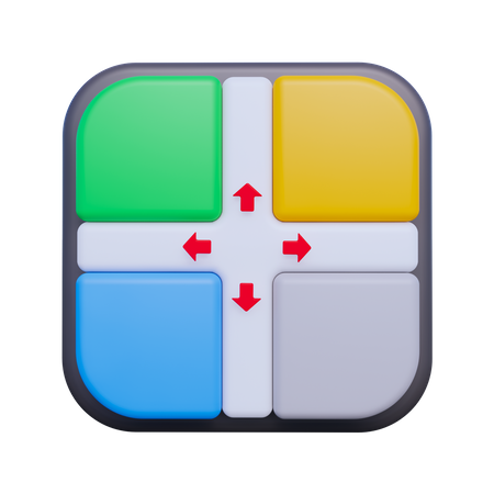 Crossroad  3D Icon