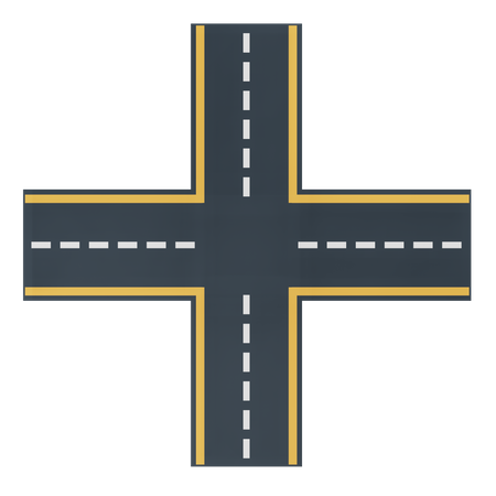 Crossroads  3D Icon