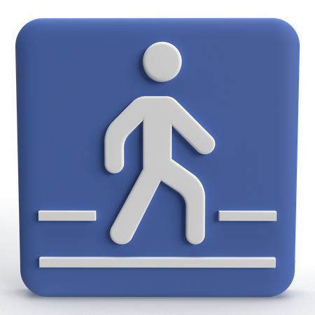 Crosswalk  3D Icon