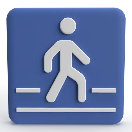 Crosswalk  3D Icon