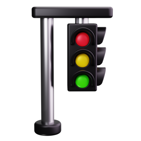 Crosswalk Light  3D Icon