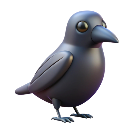 Crow  3D Icon