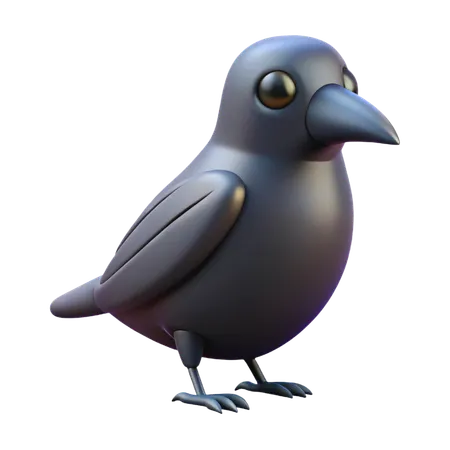 Crow  3D Icon