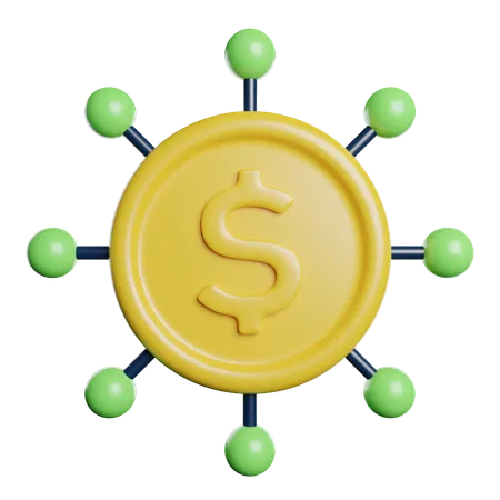 Crowdfunding Financial Idea 3D Icon