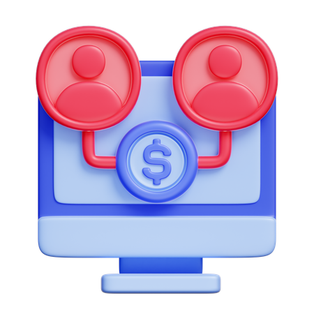 Crowdfunding Platform  3D Icon