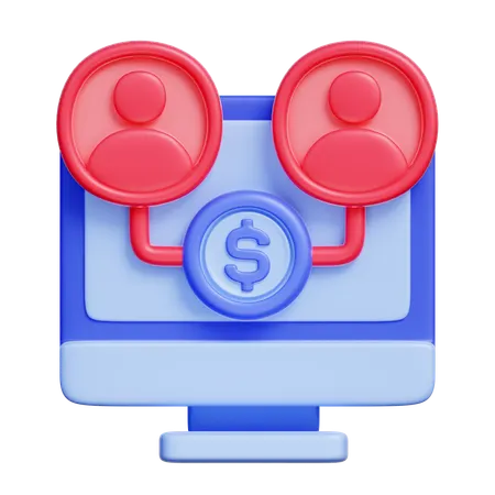 Crowdfunding Platform  3D Icon