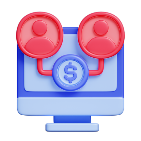 Crowdfunding Platform  3D Icon