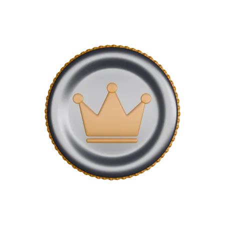 Crown Coins From The Game 3D Icon