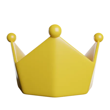 Crown King Royal 3D Icon