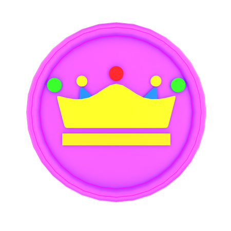 왕관  3D Icon