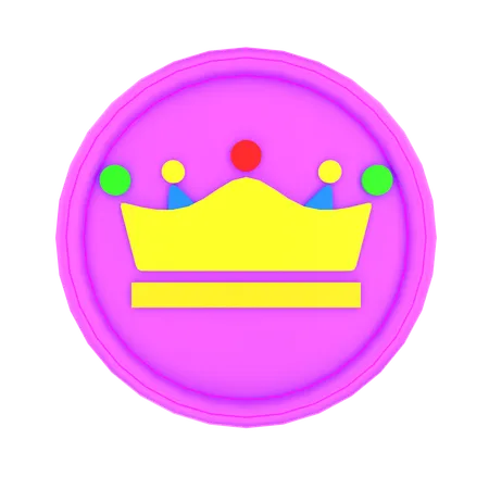 왕관  3D Icon