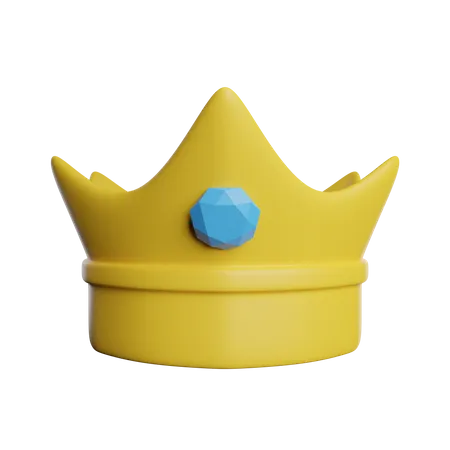 Crown King Queen 3D Icon