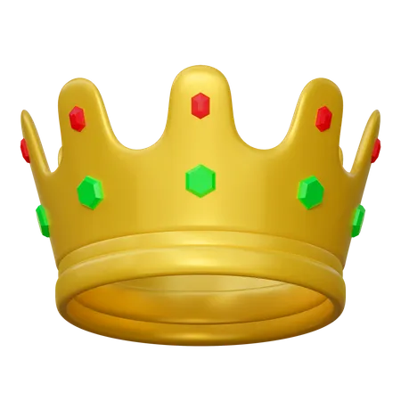 King Crown Game Icon 3 D Illustration 3D Icon