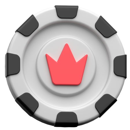 Crown Casino Chip  3D Icon