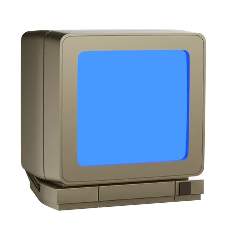 CRT TV  3D Illustration